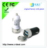 High Quality Universal Metal Design USB Car Charger for Mobile Phones