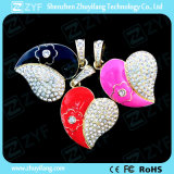 Cute Heart Pendant Design Jewelry USB Flash Drive (ZYF1921)