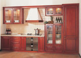 Solid Wood Door Kitchen Cabinet-1