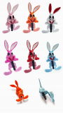 Cute Naughty Rabbit Smartphone Cap Decoration (PL659)