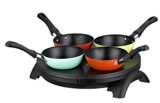 Sale Pancake Maker with 4 Color Woks for Family Party