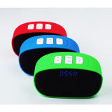 LED Display Alarm Clock Bt Speaker Support TF Card and FM Radio