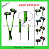 Zipper Earphone with Mic and Volume Control for iPhone 5