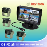 Quad Monitor Rear View System with OSD Menu