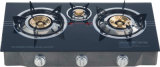 Auto Ignition 3 Burner Tempered Glass Gas Stove