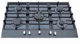 Built in Type Gas Hob with Five Burners and Tempered Glass Panel (GH-G955C-1)