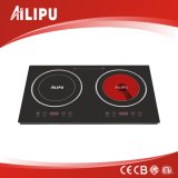 2015 Hot Selling New Sensor Touch Control Double Electric Cooker for Kitchen Appliance Use