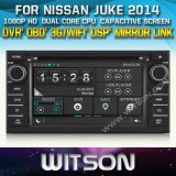 Witson Car DVD Player with GPS for Nissan Juke 2014 (W2-D8900N)