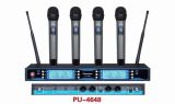 PU-4648 Sync IR and Pll 4-Handheld UHF Wireless Microphone