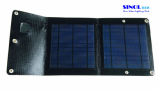 7W 5V Black Color Portable Folding Solar Mobile Phone Charger