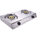 2 Burners Stainless Steel 710mm Length 100-120 Iron Burner Cap Gas Cooker/Gas Stove