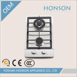 Two Burners Stainless Steel Built in Gas Hob Gas Stove