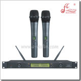 Wholesale Black FM Hanheld UHF Wireless Microphone (AL-326UM)