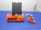 Rst Customized Black Logo Orange Color PVC Mobile Phone Holder Stand & Business Name Card Holder