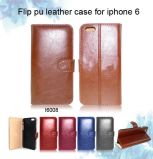 Flip PU Leather Case for iPhone 6