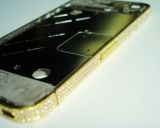 Diamond Gold Bezel for iPhone (24k Gold) 