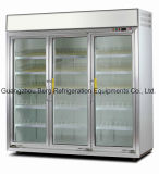 3000L Soft Drink Commercial Upright Glass Door Refrigerator with Ce