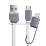 2 In1 White Color USB Data Cable for Lovers (RHE-A4-025)