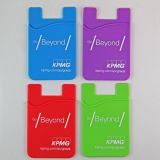 Silicon Mobile Phone Card Holder