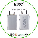803450 3.7V 1400mAh Customize Lithium Battery for MP4