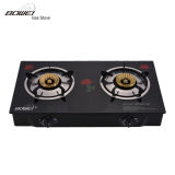 Gas Stove Manufacturers China Glass Cook Top with Brass Burner Has Stove 2 Burner