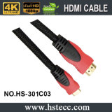 Double Color Mini HDMI Cable with Ethernet and 3D Support