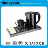 Stainless Steel Electric Water Kettles Hotel Supply with Tray