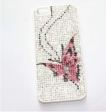 Inlaid Rhinestone Butterfly Back Cover for iPhone 5/5s  (MB1054)