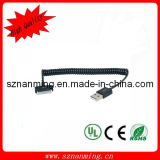 30pin Dock Spring Cable for iPhone 4 (NM-USB-641)