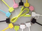 Colorful 3 in 1 USB Charging Cable for iPhone5/iPhone 5s/iPhone 5c