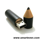 Wooden Pencil Shaped USB Flash Drive (S-U-W010)
