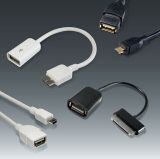 Portable USB 2.0 Flash Disk OTG Cable, Adaptor Cable for USB, Micro SD Card. Mobile Phone, OTG Adaptor, Adaptor, OTG