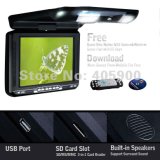 10.4 Inch Digital Screen Car Flip Down/Roof Mount DVD Player with USB/SD/IR/FM Transmitter/32bits Games