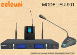 Professional Hot Sale UHF& Pll Sythesized Dual Channels Wireless Microphone