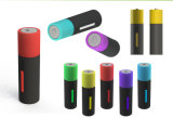 OEM/ODM PVC Battery Shape Portable Charger 2600mAh 18650 Battery