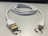 Dual Sided Micro USB Cable