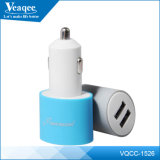 Dual USB Port Car Charger with Logo for Mobile Phone
