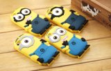 Cartoon 3D Despicable Me Soft Silicone Case Cover Skin for iPhone 5 5g Smile Big Eye Lovely More Minions M2