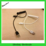 Retractable 8pin 1M USB Spring Cable for iPhone 5