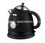 1.7L Cordless Stainless Steel Electric Kettle (dome shape with thermometer) [E3b]