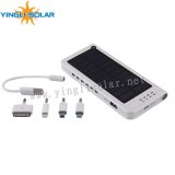 Small Portable Waterproof Solar Charger for Mobile Phone, with LED Lightings