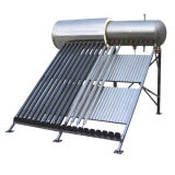 High Pressure Integrated Solar Water Heater with Heatpipe
