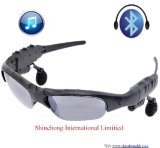 High Quality Sport Sunglasses Bluetooth Stereo Headset Headphone MP3 Player FM Radio for Mobile Phone (SHSG-F02)
