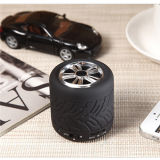 Round Tyre Shaped Bluetooth Portable Speaker Support Memory Card Playing Music