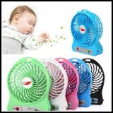 Portable Multi-Functional Rechargeable Fan with LED Light and USB Port Fan Kids Table Mini Fan with 18650 Battery