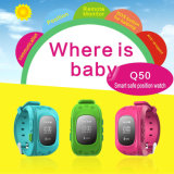 Colorful GPS Silicone Phone Q50 Children Smart Watch