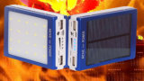 Factory Directly Sale 13000mAh High Capacity Portable Solar Power Bank for Smart Phone