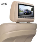 Car DVD Player 7'' Headrest DVD Player with Touch Buttons/SD Card/USD Reader/FM/IR