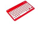 Fashion Universales Wireless Keyboard of Bluetooth V3.0 - Rojo