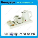 Plastic Electric Kettle with Tea Tray for Hotel Use